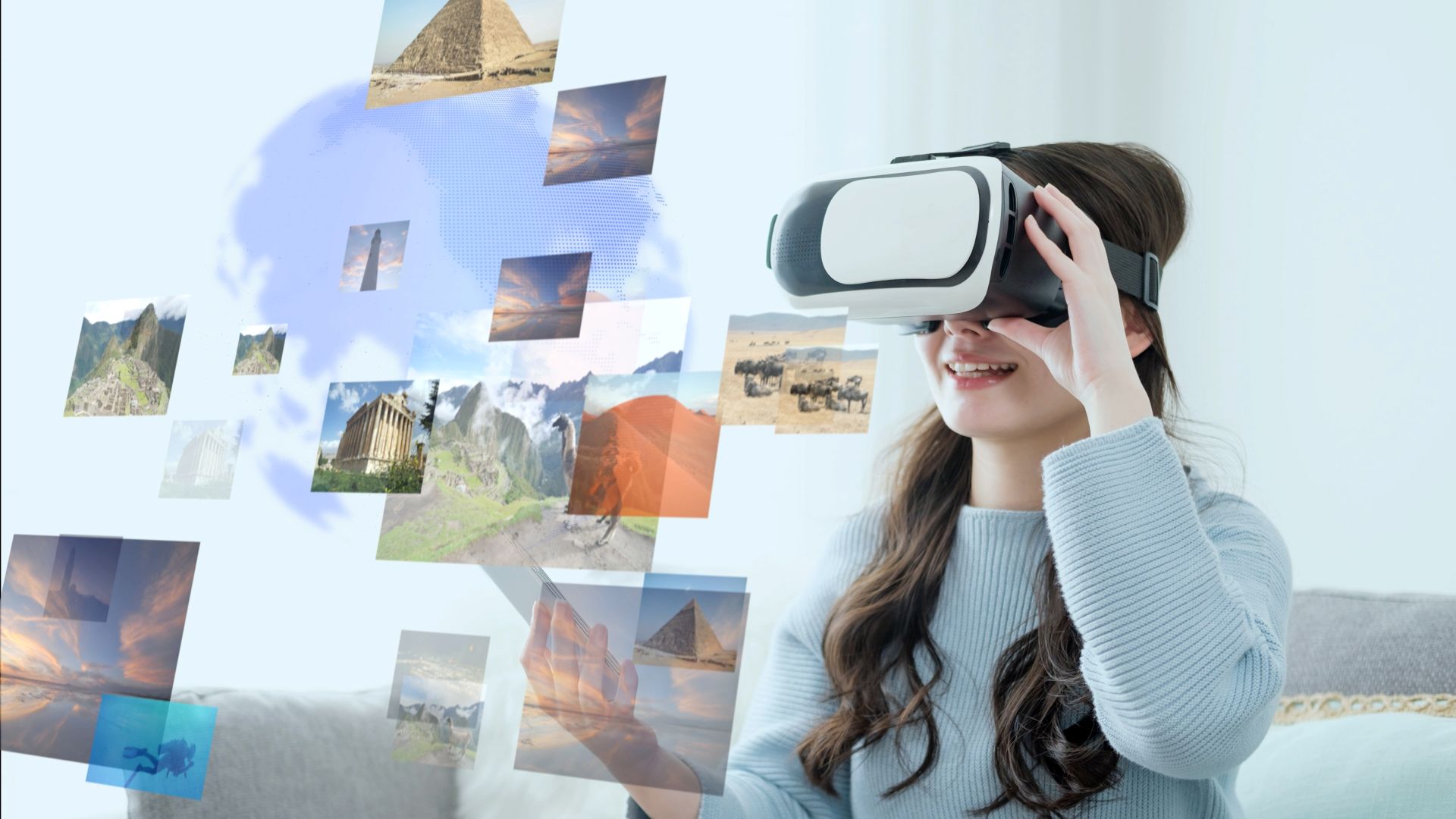 wirtualny spacer - desktop