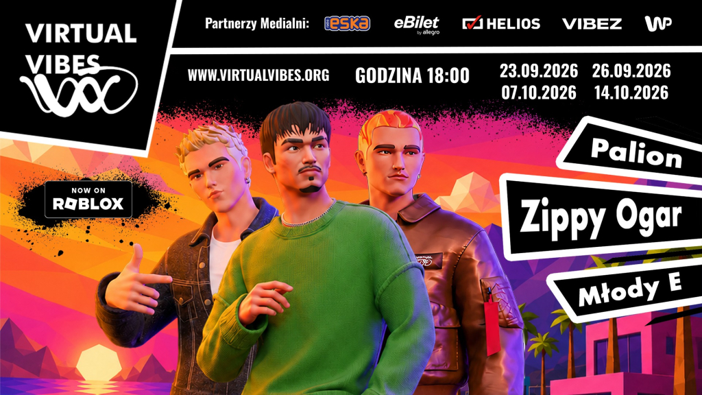 Czwarta edycja Virtual Vibes coraz bliżej! W line-upie: Eryk Moczko, Zippy Ogar i Palion